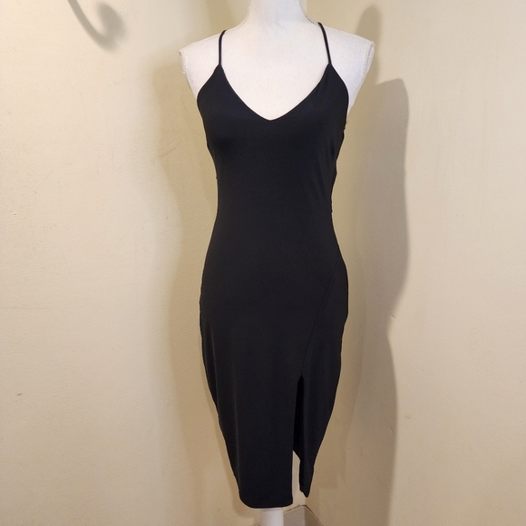 Windsor Black Lace Back High Skit Dress size S - Picture 6 of 12